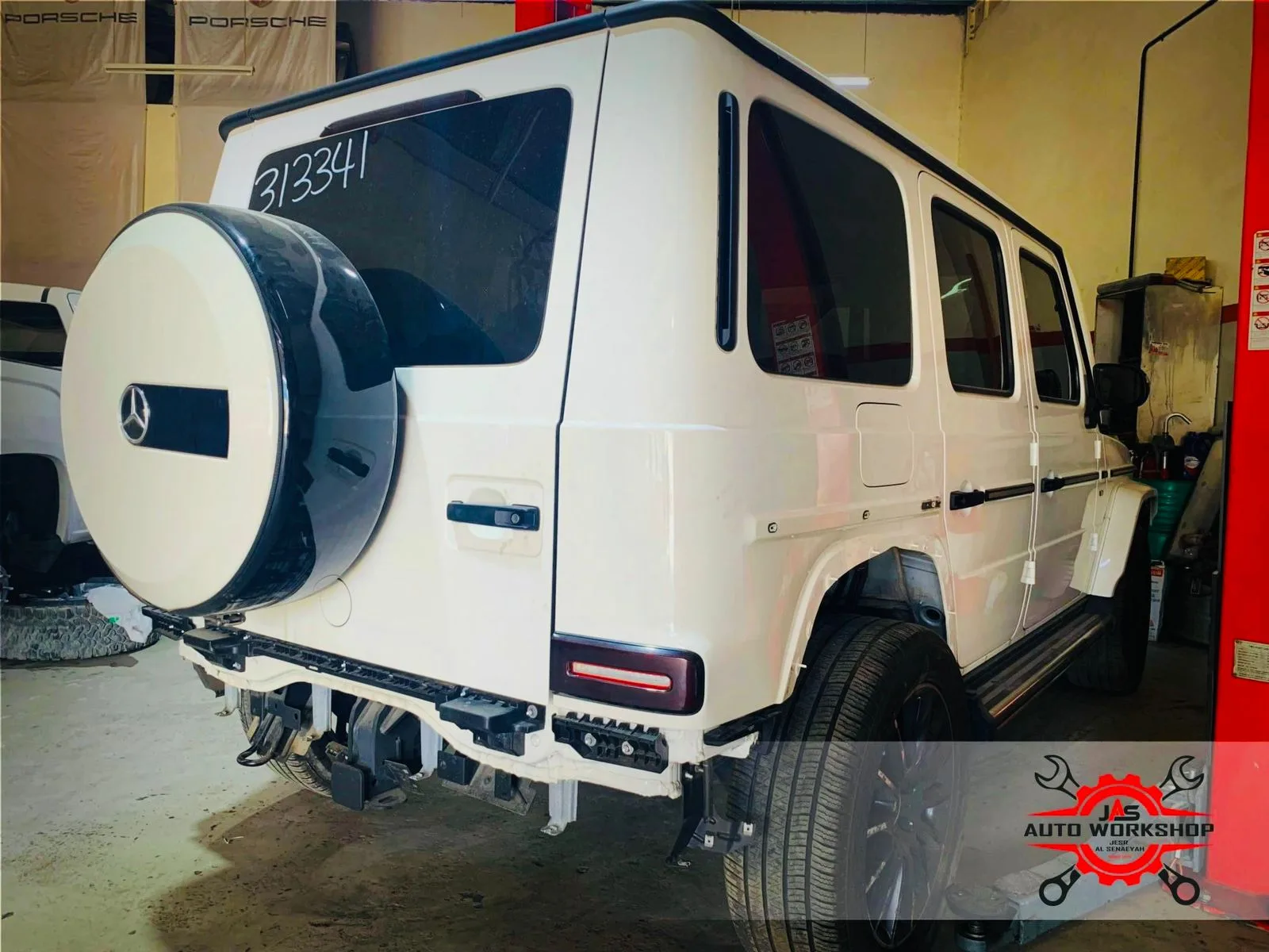 Mercedes suspension and underbody inspection